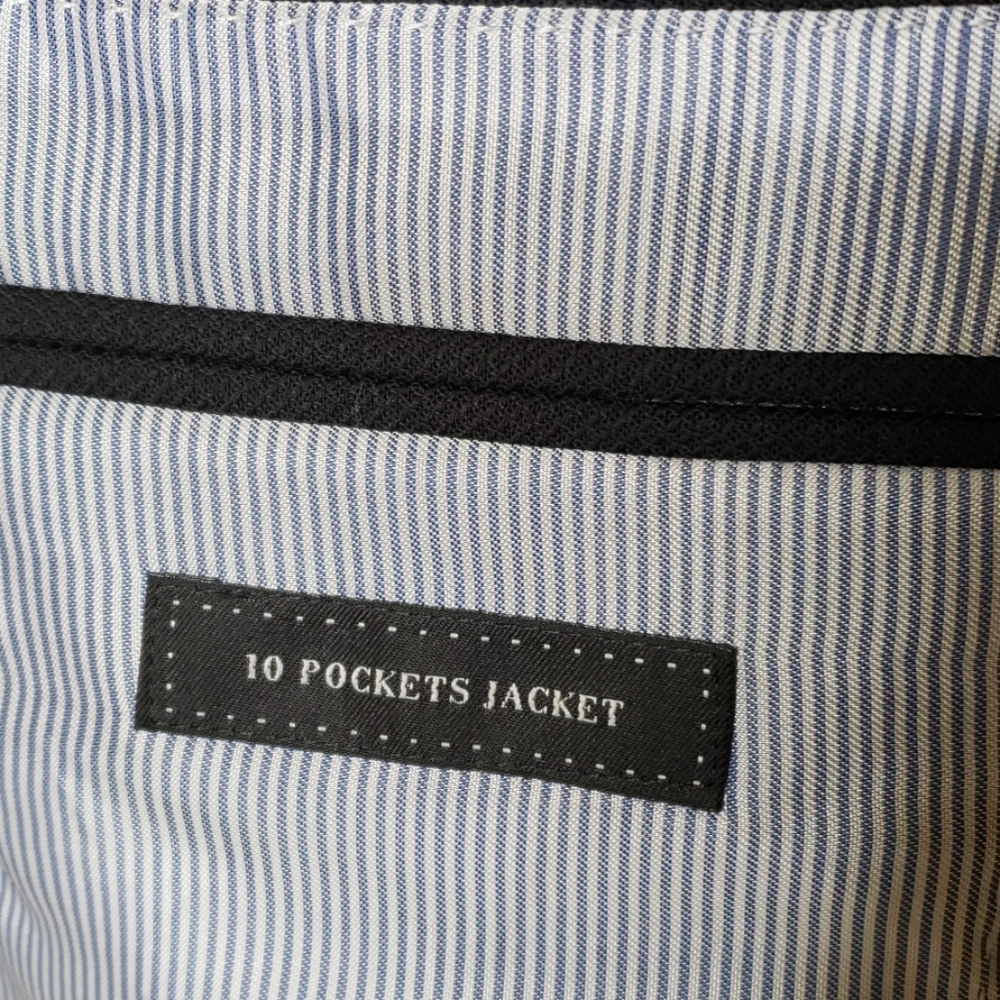 ERMENEGILDO ZEGNA * 10-Pocket Black Woven Cool 42R - Picture 5 of 7